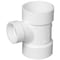 Charlotte Pipe And Foundry Charlotte Pipe Schedule 40 4 in. Hub X 4 in. D Hub PVC Sanitary Tee 1 pk PVC004012000 - alternate 1